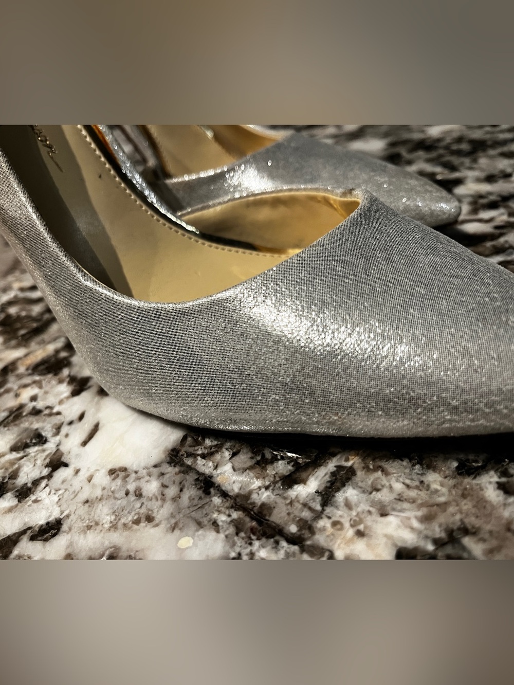 Jessica Simpson - Silver/Gold - 9.5 Women’s Dress Pumps - Elegant Evening Heels